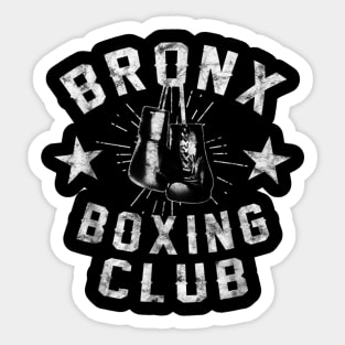 Bronx Boxing Club - vintage distressed Boxer Sticker